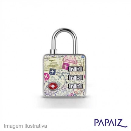 CADEADO PAPAIZ TSA C/SEGREDO(PASSAP)7115