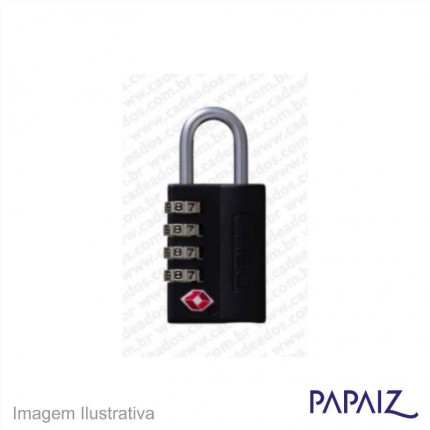 CADEADO PAPAIZ TSA C/CH.PT C/02 7093