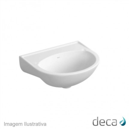 LAVATORIO DECA S/COL(390X290X165)BR L12