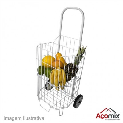 CARRINHO DE FEIRA ACO MIX BR C/ROD.
