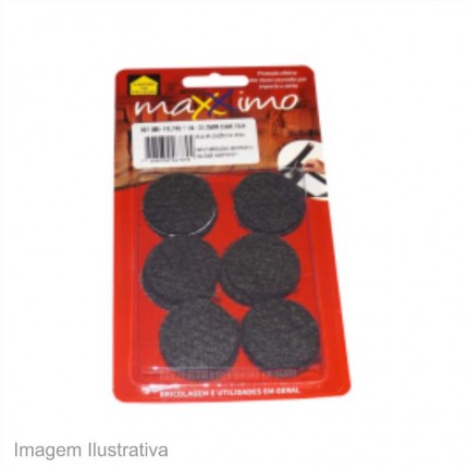 FELTRO ADESIVO MAXXIMO RD.25,40 C/12 PT