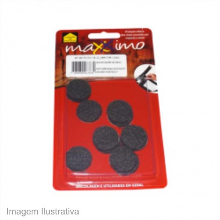 FELTRO ADESIVO MAXXIMO RD.22,22 C/12 PT