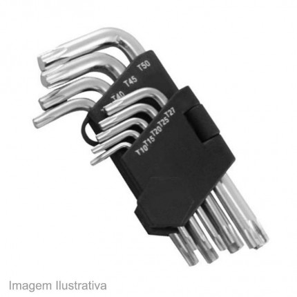 JOGO CHAVE TORX 09PC GORILLAZ C/F 1948