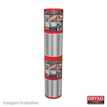 MANTA ASFALT.DRYKO ALUM.90CM 10M FITA90