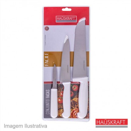 FACA HAUSKRAFT CB.BR.KIT C/03PC FCH-J307