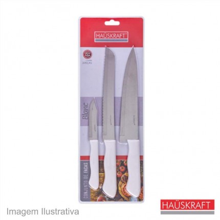FACA HAUSKRAFT CB.BR.KIT C/03PC FCH-J802