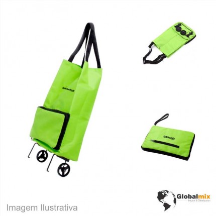 SACOLA P/COMPRAS C/RODAS SHOPBAG GT083 G