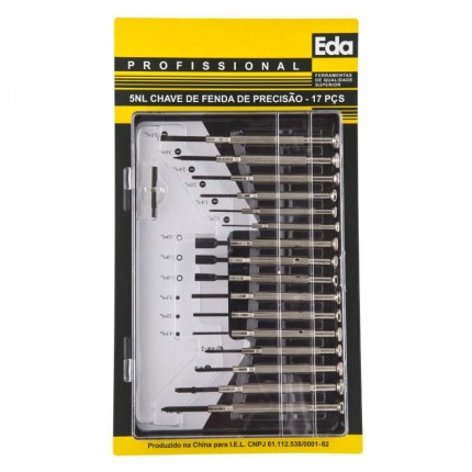 KIT FENDA EDA PRECISAO 17PC 5NL