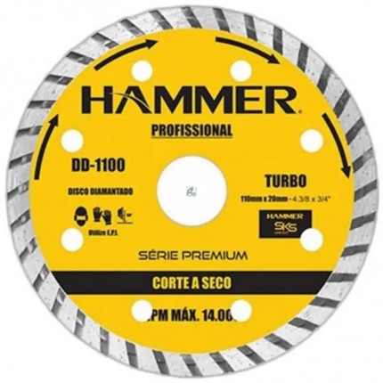 DISCO DIAMANT.HAMMER 41/2 TURBO DD1100