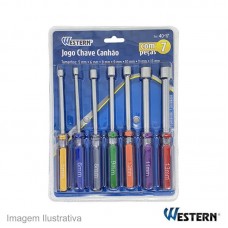 47826 - CHAVE CANHAO JOGO C/07PC WESTERN 40-17
