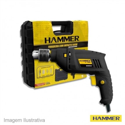 FURADEIRA HAMMER 10MM 550W 127V FI1000K