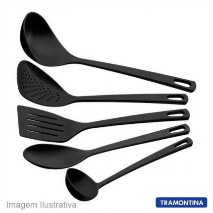 JOGO DE UTENSIL.TRAM.C/05PC PT 25099/004