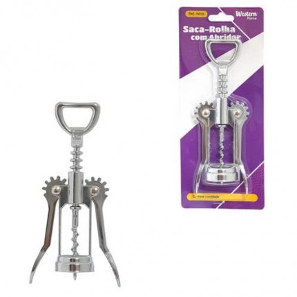 SACA ROLHA C/ABRIDOR WESTERN CROM.11035