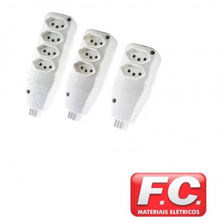 TOMADA BARRA F.C BR 3P CART.10A TRIP5911