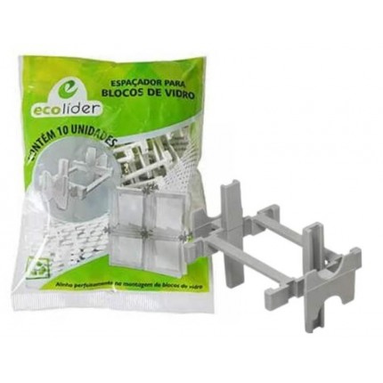 ESPACAD.P/BLOCOS DE VIDRO ECOLIDER C/10