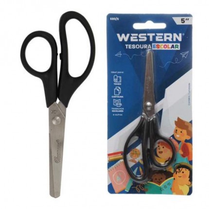 TESOURA WESTERN ESCOLAR 680/5