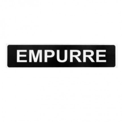 PLACA SIN.PVC 07X30(EMPURRE)452