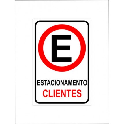 PLACA SIN.PVC 20X30(ESTACI.CLIENTES)247