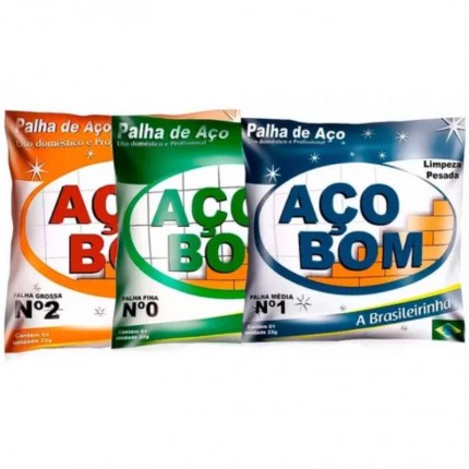 PALHA DE ACO 0 ACO BOM FINA C/20