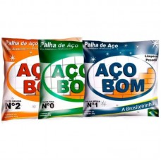 38622 - PALHA DE ACO 2 ACO BOM GROSSA C/20