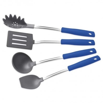 JOGO DE UTENSIL.TRAM.C/04PC AZ 25299/107