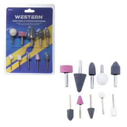 JOGO C/10 PONTAS MONTAD.WESTERN M-47