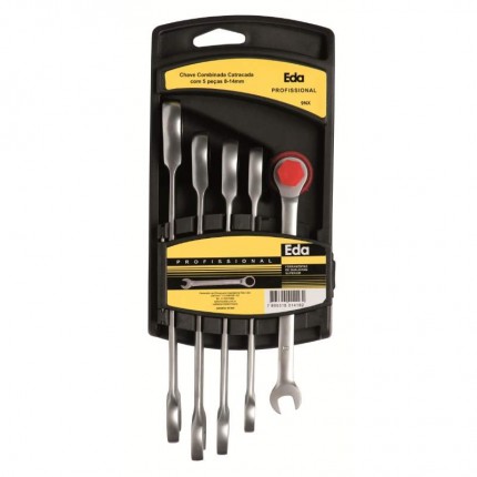 JOGO CHAVE COMB.CATRAC.EDA 5PC 9NX