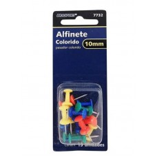 41751 - ALFINETE CART 10MM COLOR C/15 7732 BRASF