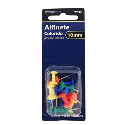 ALFINETE CART 10MM COLOR C/15 7732 BRASF