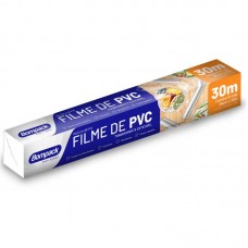 45026 - FILME PVC BOMPACK TRANSP.28CM 30M