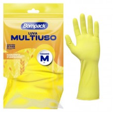 44984 - LUVA LATEX BOMPACK FORRADA AM MD
