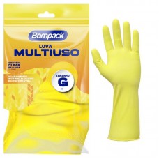 44985 - LUVA LATEX BOMPACK FORRADA AM GD