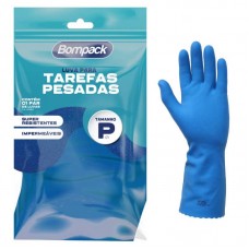 47100 - LUVA LATEX BOMPACK VERNIZ SILVER AZ PQ