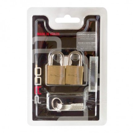 CADEADO PADO C/02 30MM C/CH.MESTRA
