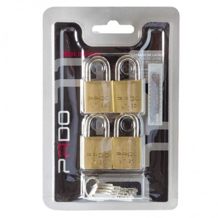 CADEADO PADO C/04 30MM C/CH.MESTRA