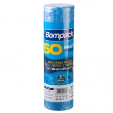 45005 - PANO MULTIUSO BOMPACK 30X50 AZ ROL.50PC