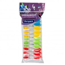 45008 - PRENDEDOR PVC BOMPACK EMBORRACHADO C/12