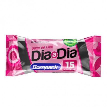 SACO P/LIXO DIA 39X58CM 015L PT C/20 BOM