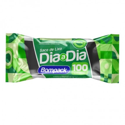 SACO P/LIXO DIA 75X1,05M 100L PT C/5 BOM