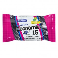 52614 - SACO P/LIXO ROLL ECO39X58CM 015L PTC/100
