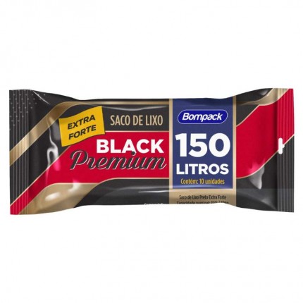 SACO P/LIXO PREM.90X1,20M 150L PT C/10