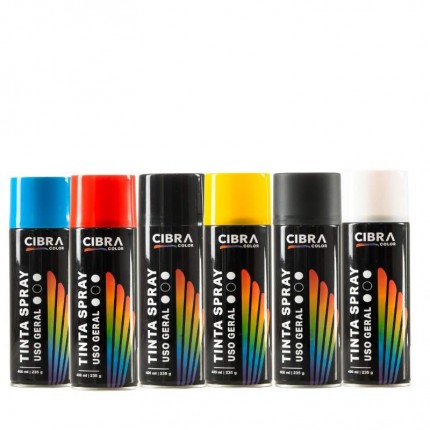 SPRAY CIBRACOLOR USO G.400ML BR.BRILHO