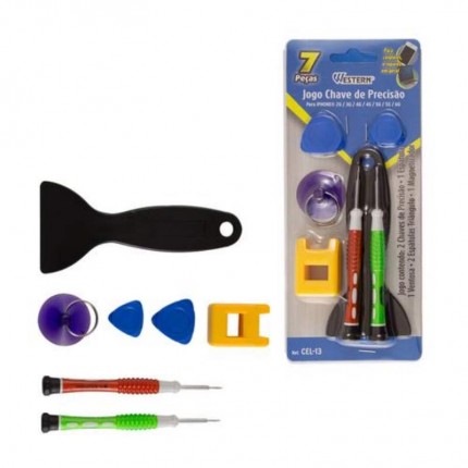 JOGO CHAVE PRECISAO 07PC WESTERN CEL-13