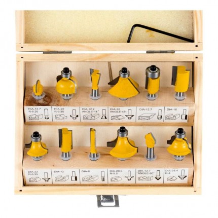 FRESAS P/TUPIA EDA 06MM JOGO C/12 9ZP