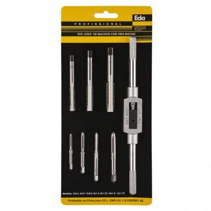 JOGO DE MACHO EDA C/VIRA MACHO 08PC 9VD