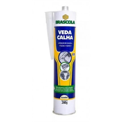 VEDA CALHA 280G/300ML BRASCOLA TRANSP.