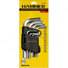 45265 - JOGO CHAVE ALLEN HAMMER 09PC CA2000 CURT