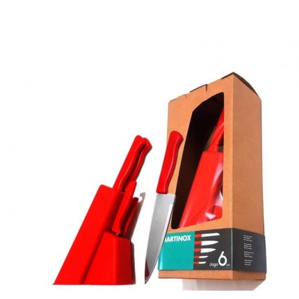 CONJ.FACAS 06PC(CEPO PVC)VM 60507/8 MART