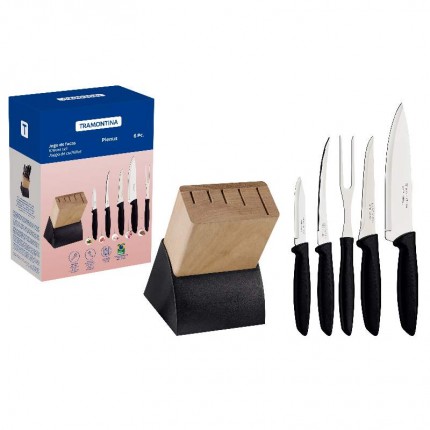 JOGO FACAS 06PC(CEPO MAD)TRAM.498/028