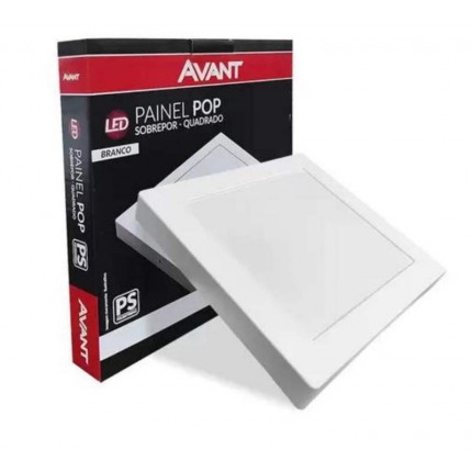 PAINEL LED AVANT(ALUM)12W SOB.QD.BR 6500